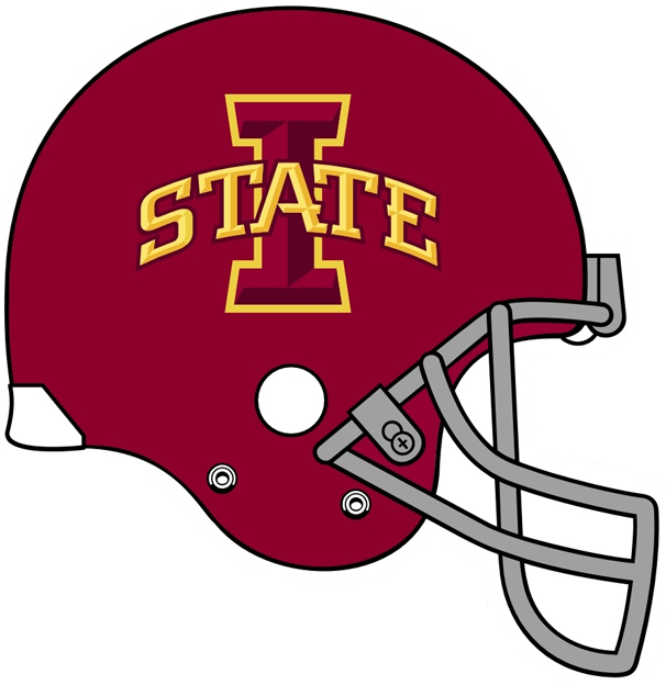 Iowa State Cyclones 2008-Pres Helmet Logo diy DTF decal sticker